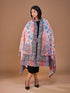 Women's Kalamkari Printed Aari Outlined Wool Shawl